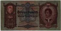 (1932) Банкнота Венгрия 1932 год 50 пенго "Шандор Петёфи"   VF