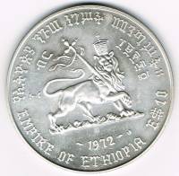 (№1972km53) Монета Эфиопия 1972 год 10 Dollars (85-й Император Хайле Salassie 1930-)