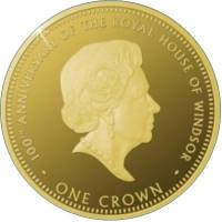 () Монета Тристан да Кунья 2017 год 1 крона ""   PROOF