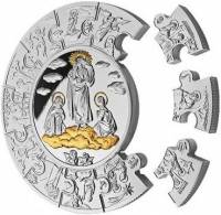 () Монета Либерия 2010 год 40  ""   Биметалл (Серебро - Ниобиум)  UNC