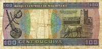 (№1983P-4b) Банкнота Мавритания 1983 год "100 Ouguiya"