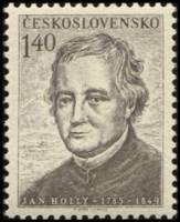 (1955-026) Марка Чехословакия "Я. Холли"    Деятели культуры и науки III Θ