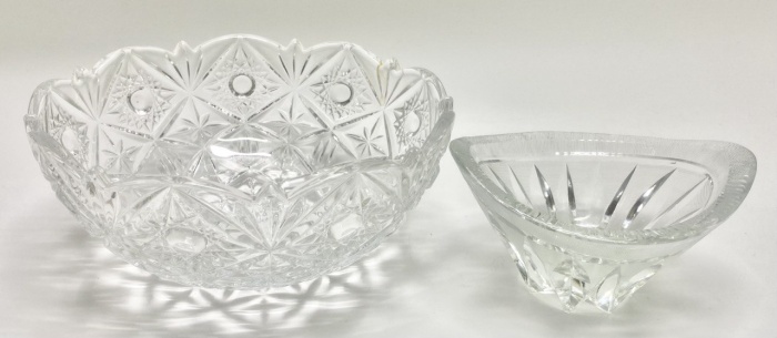 Салатник + конфетница хрусталь 