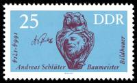(1964-007) Марка Германия (ГДР) "Краеугольный камень"    Известные художники III O