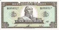  Банкнота Гаити 1993 год 1     UNC