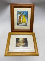 Рама для картин, деревянная со стеклом, 2 шт