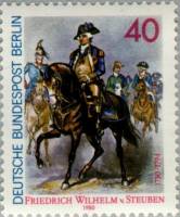 (1980-016) Марка Германия (ФРГ) "Генерал фон Штойбен"    250 лет рождения III Θ