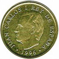 () Монета Испания 1996 год 100  ""   Медно-Алюминиево-Никельный сплав (Cu-Al-Ni)  UNC