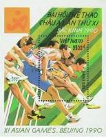 (1990-095) Блок марок  Вьетнам "Бег"    Азиатские игры, Пекин III O