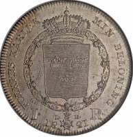 (№1818km593) Монета Швеция 1818 год 1 Riksdaler