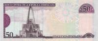 (№2008P-176c) Банкнота Доминиканская Республика 2008 год "50 Pesos Oro"