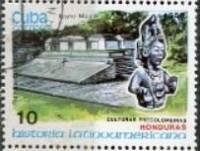 (1986-074) Марка Куба "Идол Майя"    История Латинской Америки III O