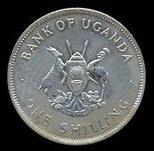 (№1976km5a) Монета Уганда 1976 год 1 Shilling