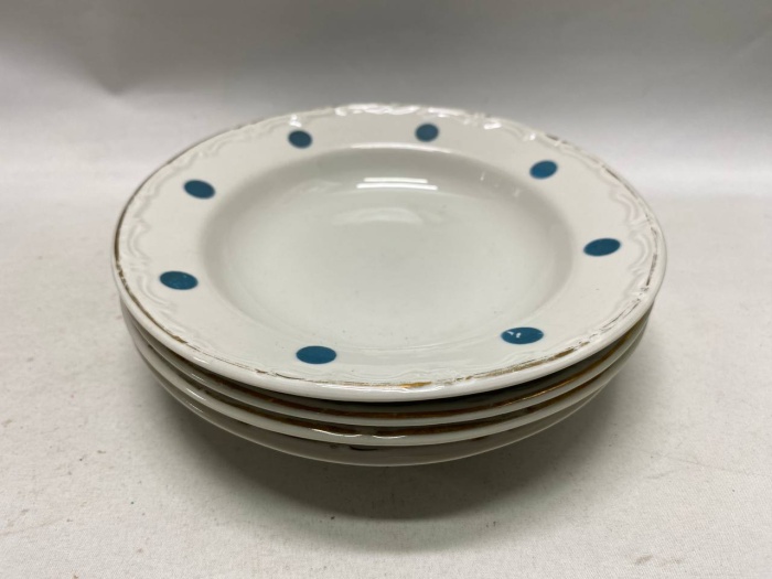 Тарелки суповые Красный фарфорист 4 шт