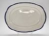 Блюдо Всеукртрест Будянский фаянс 1920 - е годы овальное 32,5 х 24 см