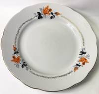 Блюдо фарфор Рига СССР диаметр 35 см 