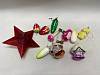 Елочные украшения СССР 9 шт и звезда