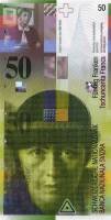 (,) Банкнота Швейцария 2006 год 50 франков "Софи Тойбер-Арп"   UNC