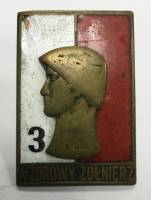 Значок Знак СССР ВС Польши на винте 