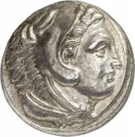 (№1970) Монета Древняя Греция 1970 год 1 Tetradrachm (Александр Великий)