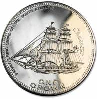 () Монета Тристан да Кунья 2006 год 1 крона ""   PROOF