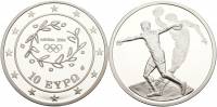 (2003) Монета Греция 2003 год 10 евро "XXVIII Летняя Олимпиада Афины 2004 Метание диска"  Серебро Ag