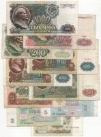 1991 10 бон 1 3 5 10 50 100(1) 100(2) 200 500 1000 рублей Набор бон СССР    VF