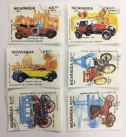 (--) Набор марок Никарагуа "6 шт."  Гашёные  , III Θ