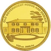 (,) Монета Австралия 2011 год 5 долларов   Биметалл (Платина - Золото)  UNC