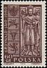 (1960-027) Марка Польша "В. II Ягеллон" , III Θ