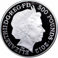 (№2012km1235) Монета Великобритания 2012 год 500 Pounds (Лондонские Олимпийские Игры 2012 - Серебрян