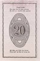 (№1920) Банкнота Австрия 1920 год "20 Heller"