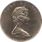 () Монета Токелау 1980 год 1  ""   Медь-Никель  UNC