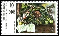 (1974-101) Марка Германия (ГДР) "Натюрморт"    Живопись II Θ
