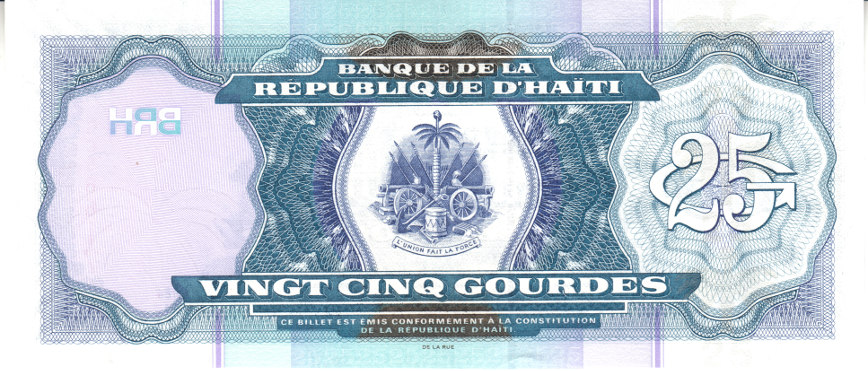 () Банкнота Гаити 2014 год 25  &quot;&quot;   UNC