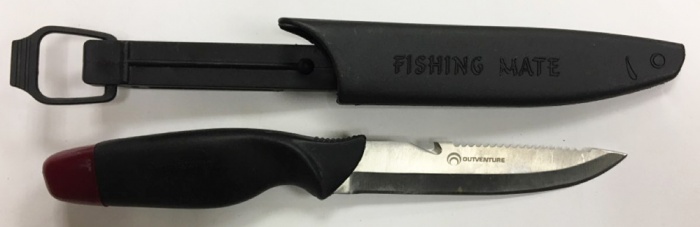 Нож для рыбы &quot;Outventure Fishing mate&quot; в футляре (сост. на фото)