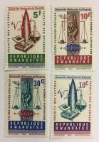 --  Набор марок Руанда 4 шт.  Негашеные , III O