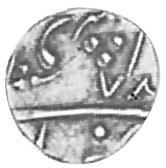 (№1821km257) Монета Индия 1821 год ⅛ Rupee (Мухаммад Акбар второй)