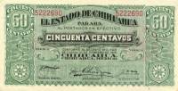 (№1915P-S528e.2) Банкнота Мексика 1915 год "50 Centavos"