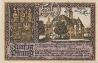 (№1920) Банкнота Германия 1920 год "50 Pfennig"