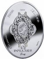 () Монета Остров Ниуэ 2014 год 2  ""   Биметалл (Серебро - Ниобиум)  AU