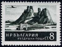 (1954-008) Марка Болгария "Белоградчиковские скалы"   Виды Болгарии III O