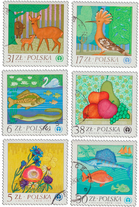 (1983-) Марка Польша &quot;&quot;      III не использовать Θ