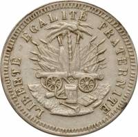 () Монета Гаити 1889 год 5  ""   Медь-Никель  UNC