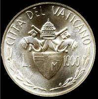 () Монета Ватикан 1982 год 1000 лир ""   AU