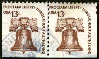 (№1975-1191) Лист марок США 1975 год "Колокол свободы", Гашеный