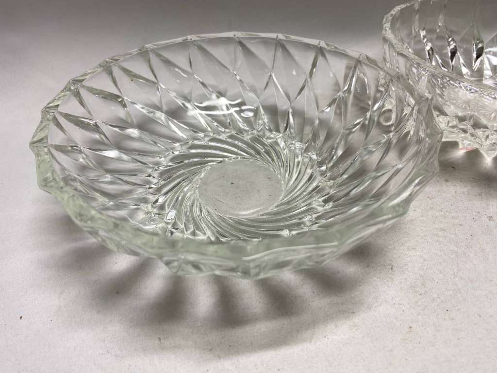 Салатник фруктовница хрусталь СССР, 3 шт