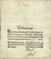 (,) Банкнота Швеция 1830 год 16 крон    UNC