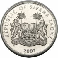 () Монета Сьерра-Леоне 2001 год 1  ""   Медь-Никель  UNC