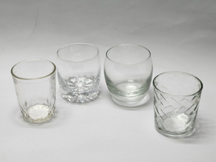 Стаканы для виски 4 шт разные